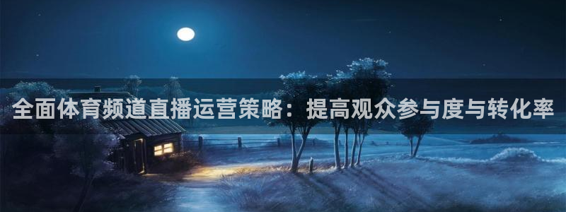 搜球8直播：全面体育频道直播运营策略：提高观众参与度与转化率